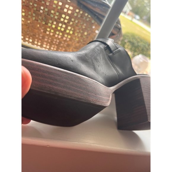 Lucky Brand Women's Odibell Leather Platform Clog sz 12M - Picture 5 of 9